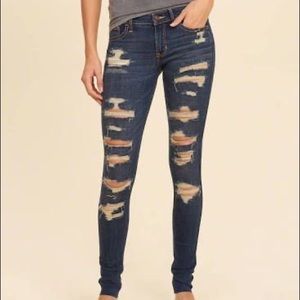 HOLLISTER SUPER SKINNY Distressed Jeans
